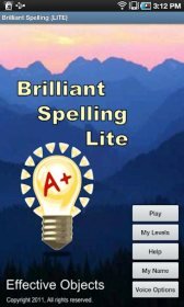 game pic for Brilliant Spelling LITE